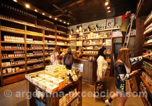 Boutique de produits artisanaux de Patagonie