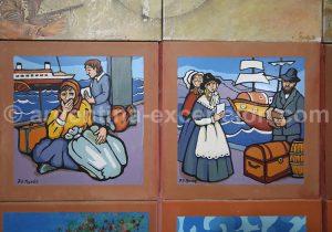 20-4 Photos des pavillons à la fête du Migrant, Obera