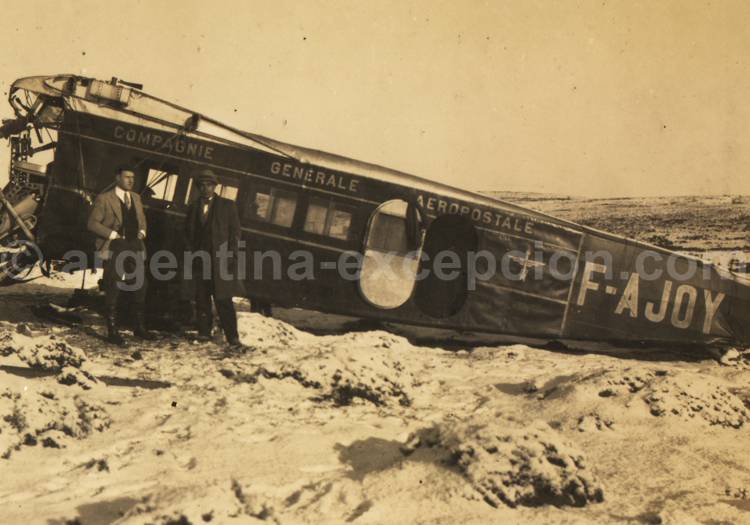Avión Laté 28 accidentado. Próspero Palazzo. Archive Gilbert Pellaton Avión Laté 28 accidentado. Próspero Palazzo. Archive Gilbert Pellaton