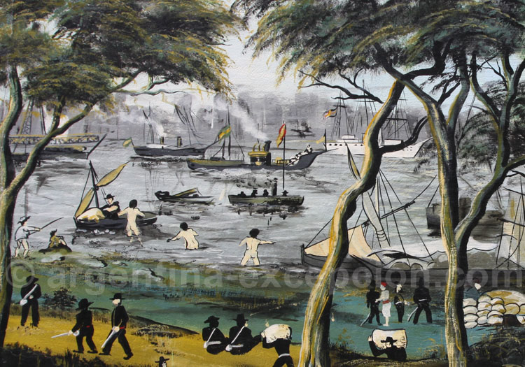 Fresque murale La Boca Fresque murale La Boca