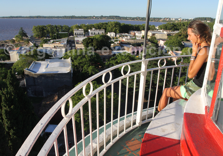 Panorama du haut du Phare, Colonia de Sacramento Panorama du haut du Phare, Colonia de Sacramento