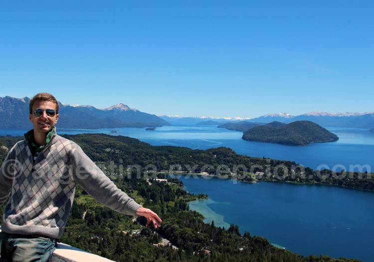Au loin, l'île Victoria, lac Nahuel Huapi île Victoria, lac nahuel huapi