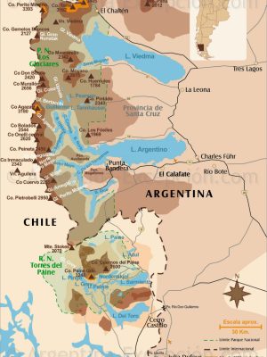 Monts et glaciers de Patagonie