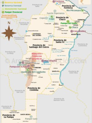 Parcs et reserves Sierras et Pampa