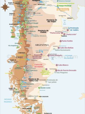 Parcs et reserves de Patagonie Australe