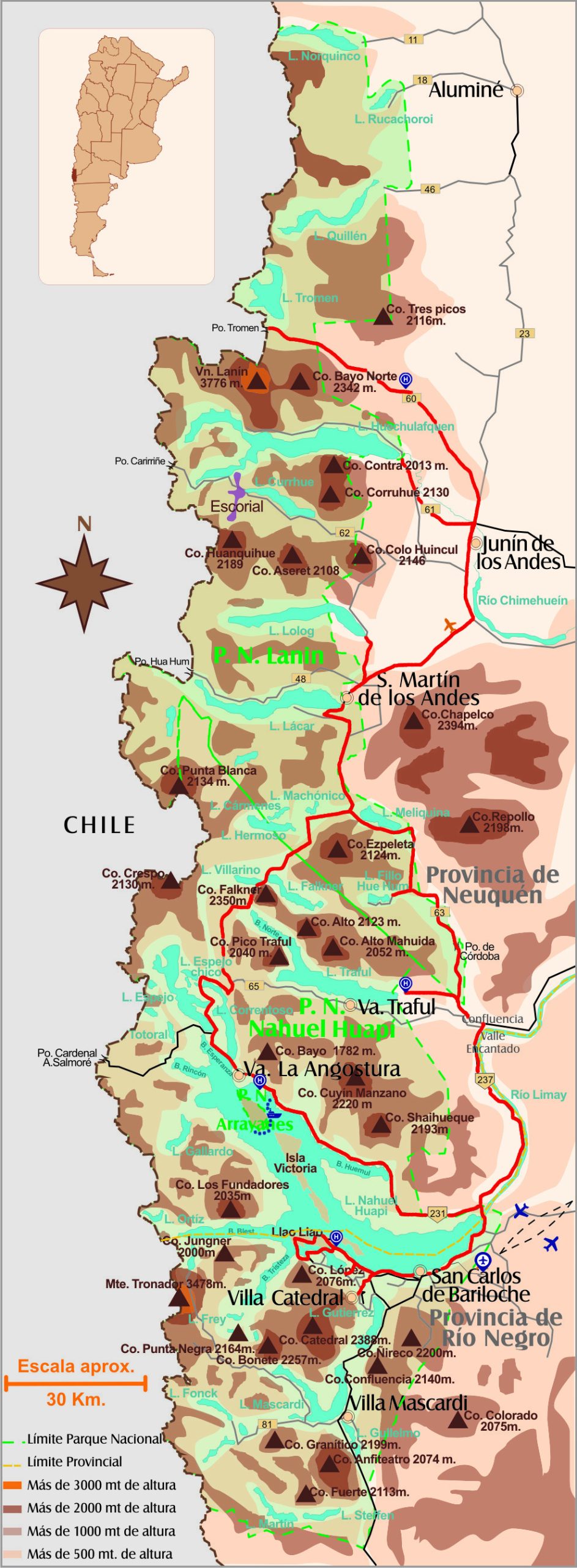 Carte Argentine Circuit 21