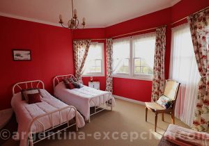 Chambre rouge - Estancia Cabo San Pablo Chambre rouge - Estancia Cabo San Pablo