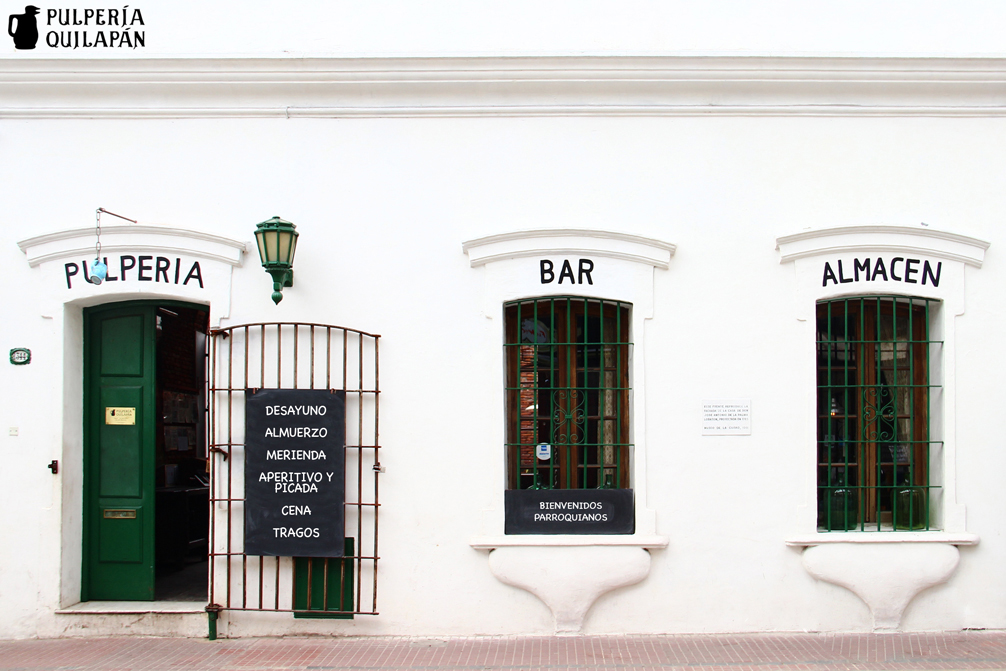 Fachada de la pulpería