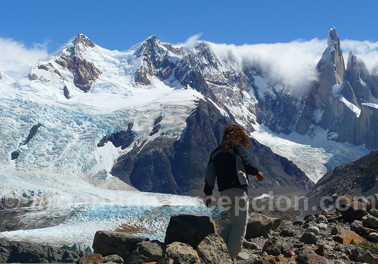 Glacier Torre et Cerro Torre depuis Maestri Glacier Torre et Cerro Torre depuis Maestri
