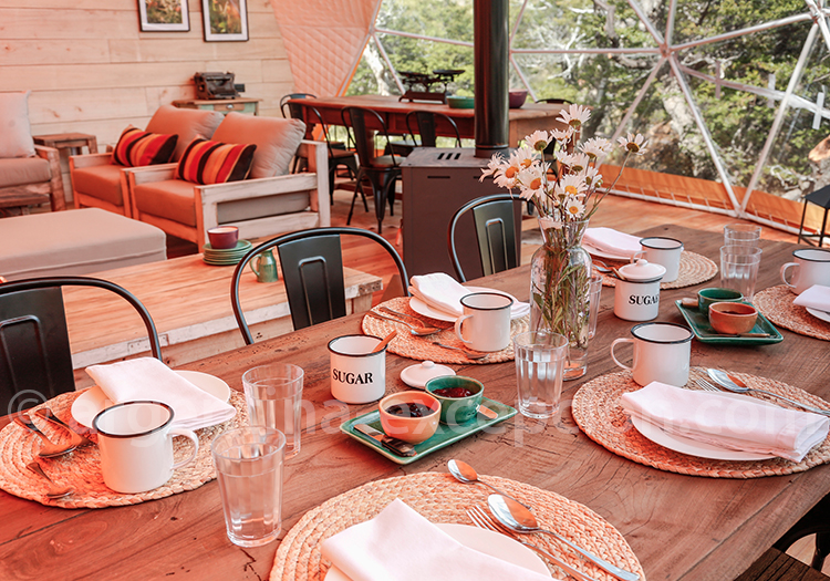 Petit-déjeuner avant une journée de randonnée, Chaltén Camp, El Chaltén