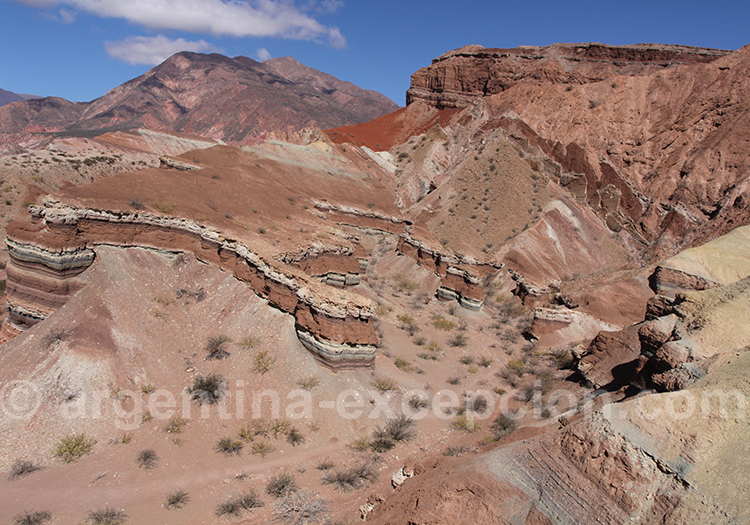Traversée de la Quebrada de Las Conchas Traversée de la Quebrada de Las Conchas