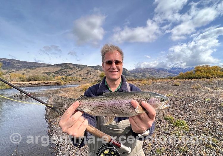 Truite arc-en-ciel, Patagonie nord