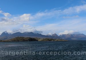 Vue pendant la traversée du canal