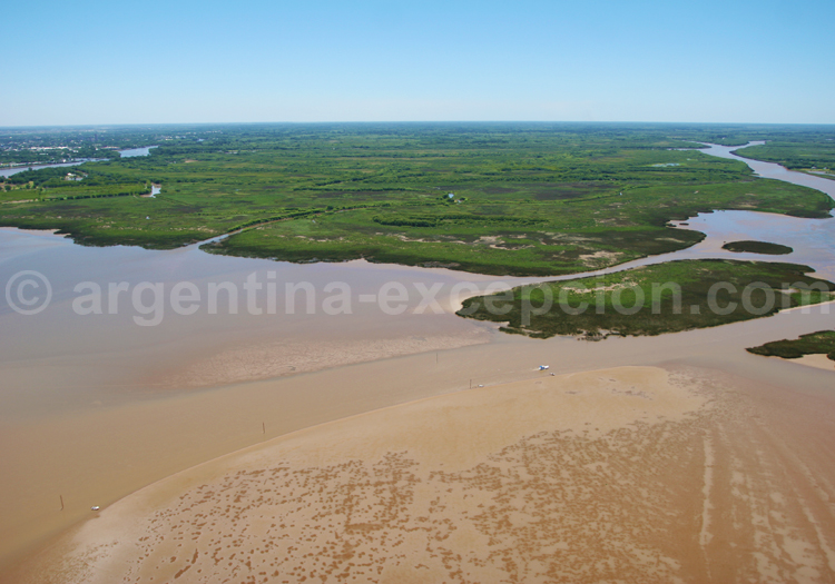Delta du Parana vu du ciel